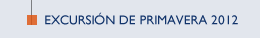 excursi&oacute;n de primavera