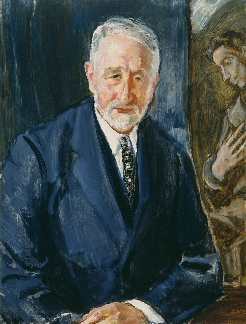 Maurice Fromkes, Retrato de Manuel B. Cossío, [1925-1930]. Museo Nacional del Prado, Madrid